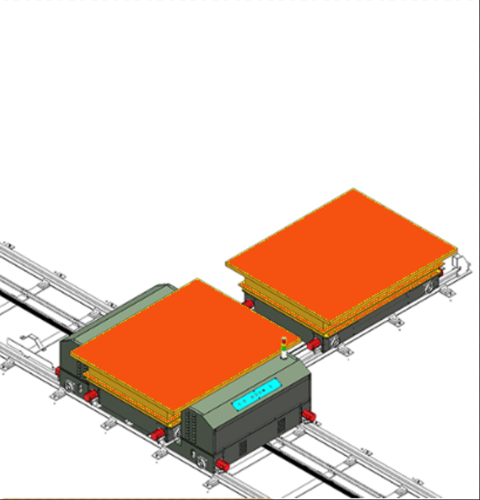 Heavy-duty traverse type RGV shuttle