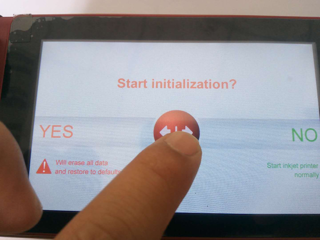 F6手持噴碼機恢復出廠設置怎么辦？